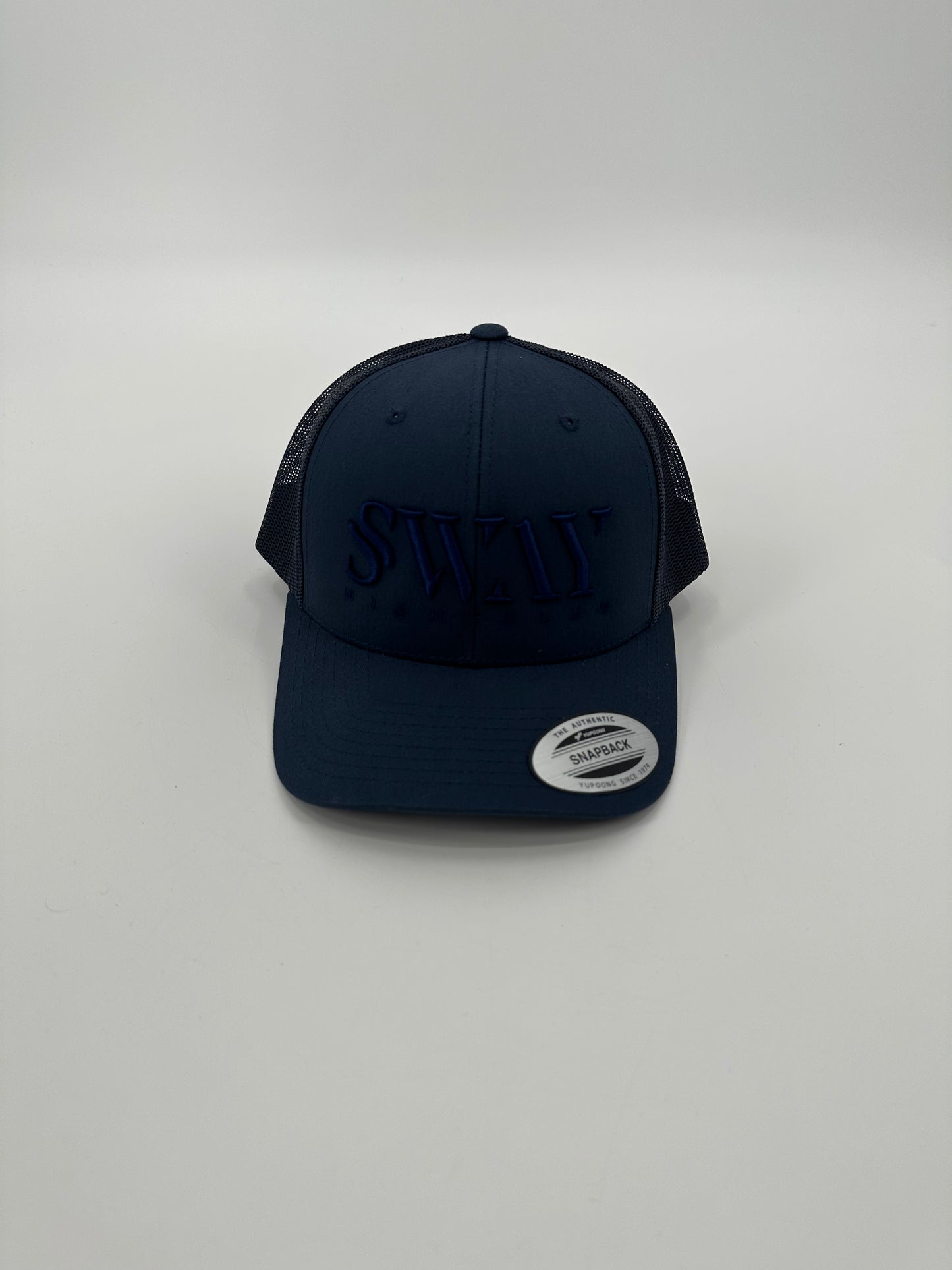 Navy on Navy Trucker Hat