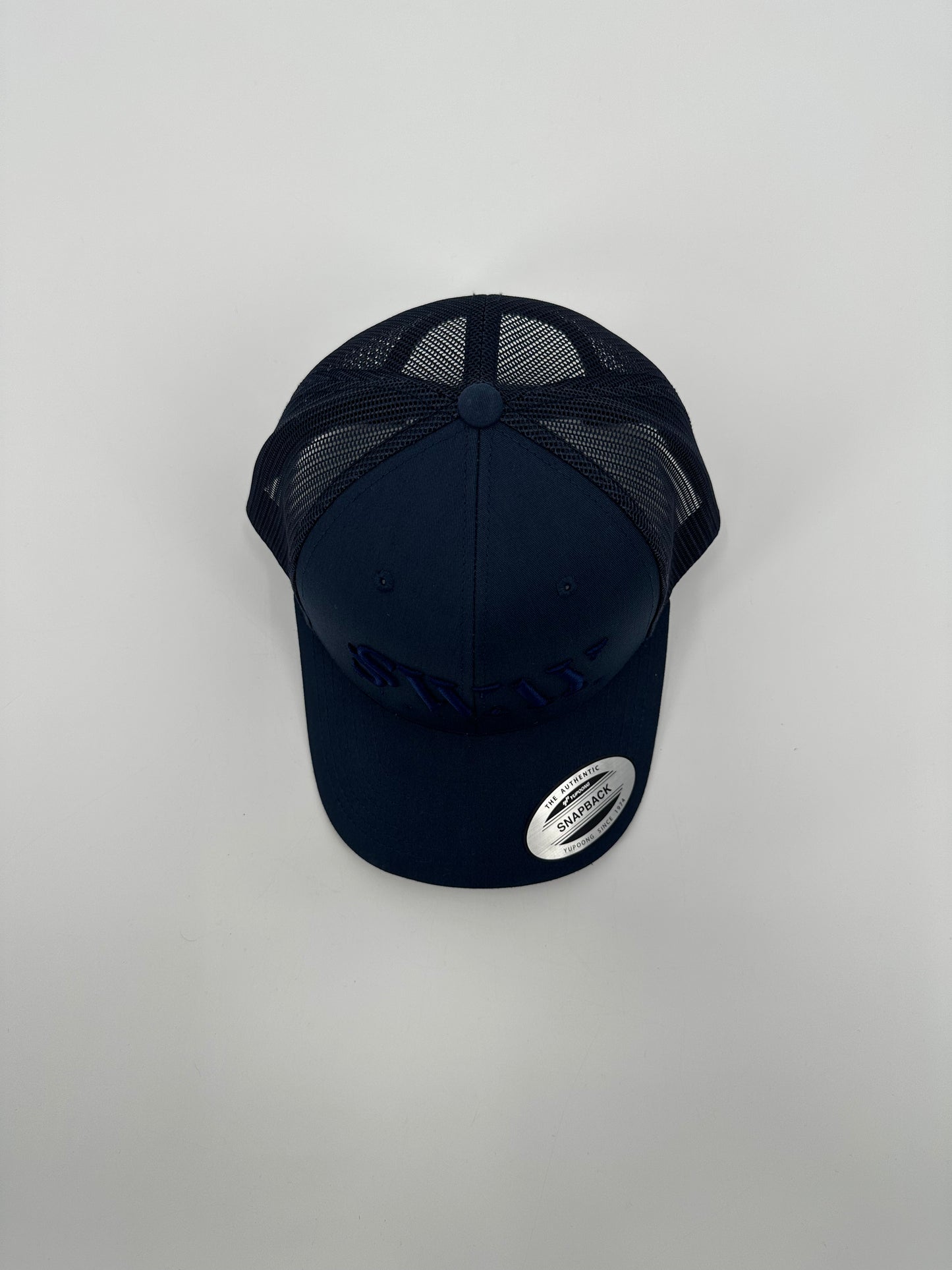 Navy on Navy Trucker Hat