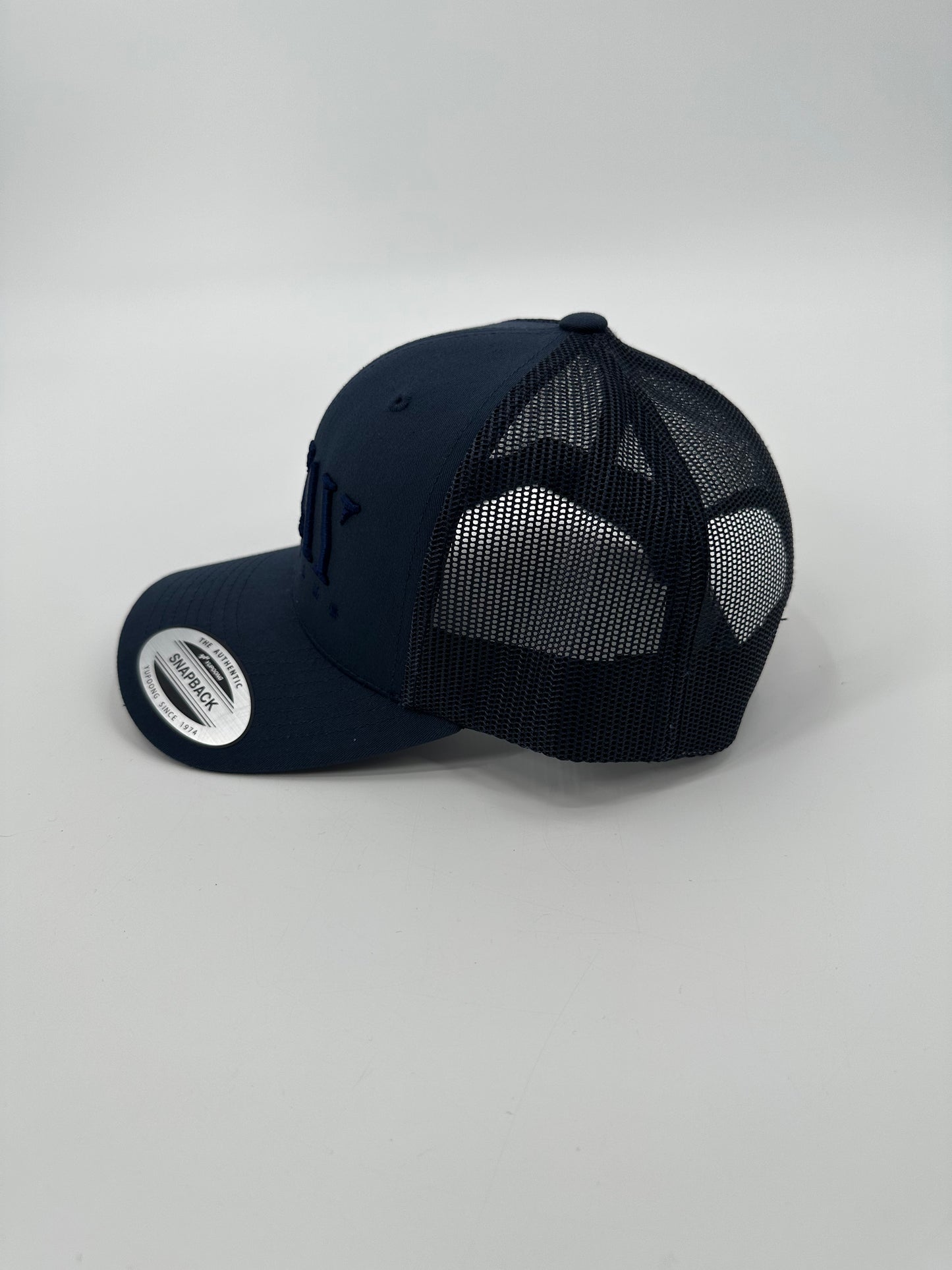 Navy on Navy Trucker Hat