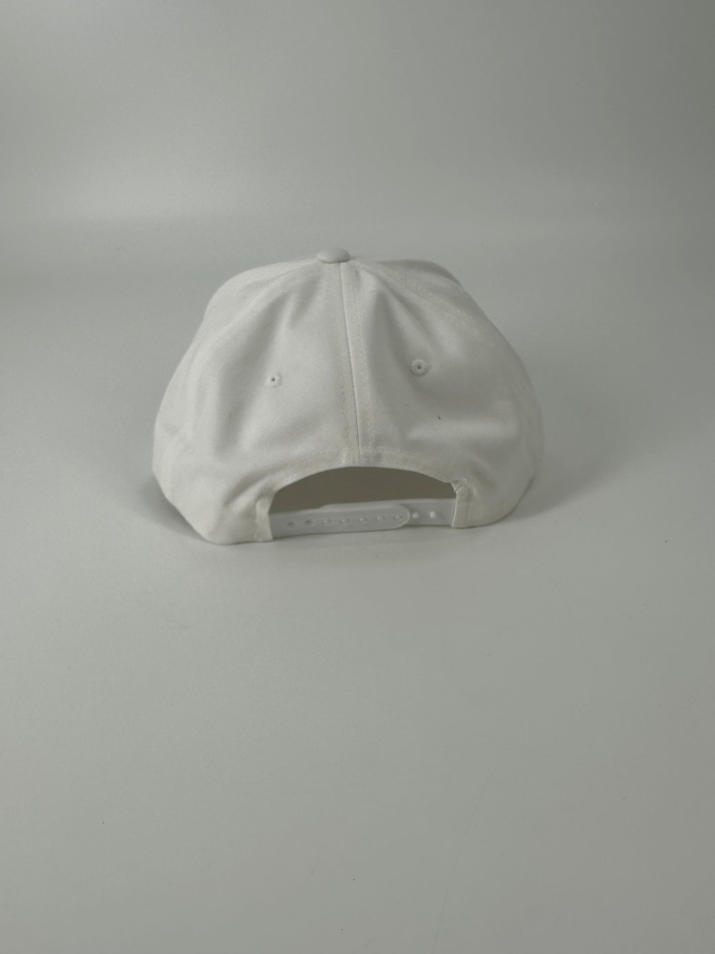 Black on White Snapback Hat