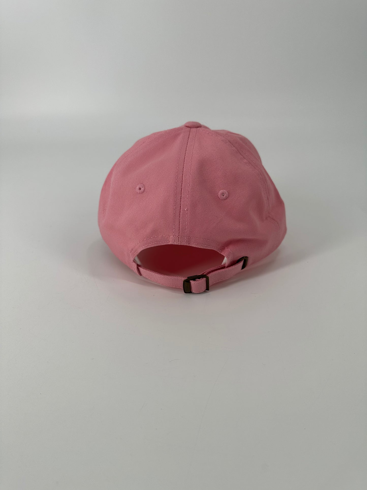 White on Pink Dad Hat