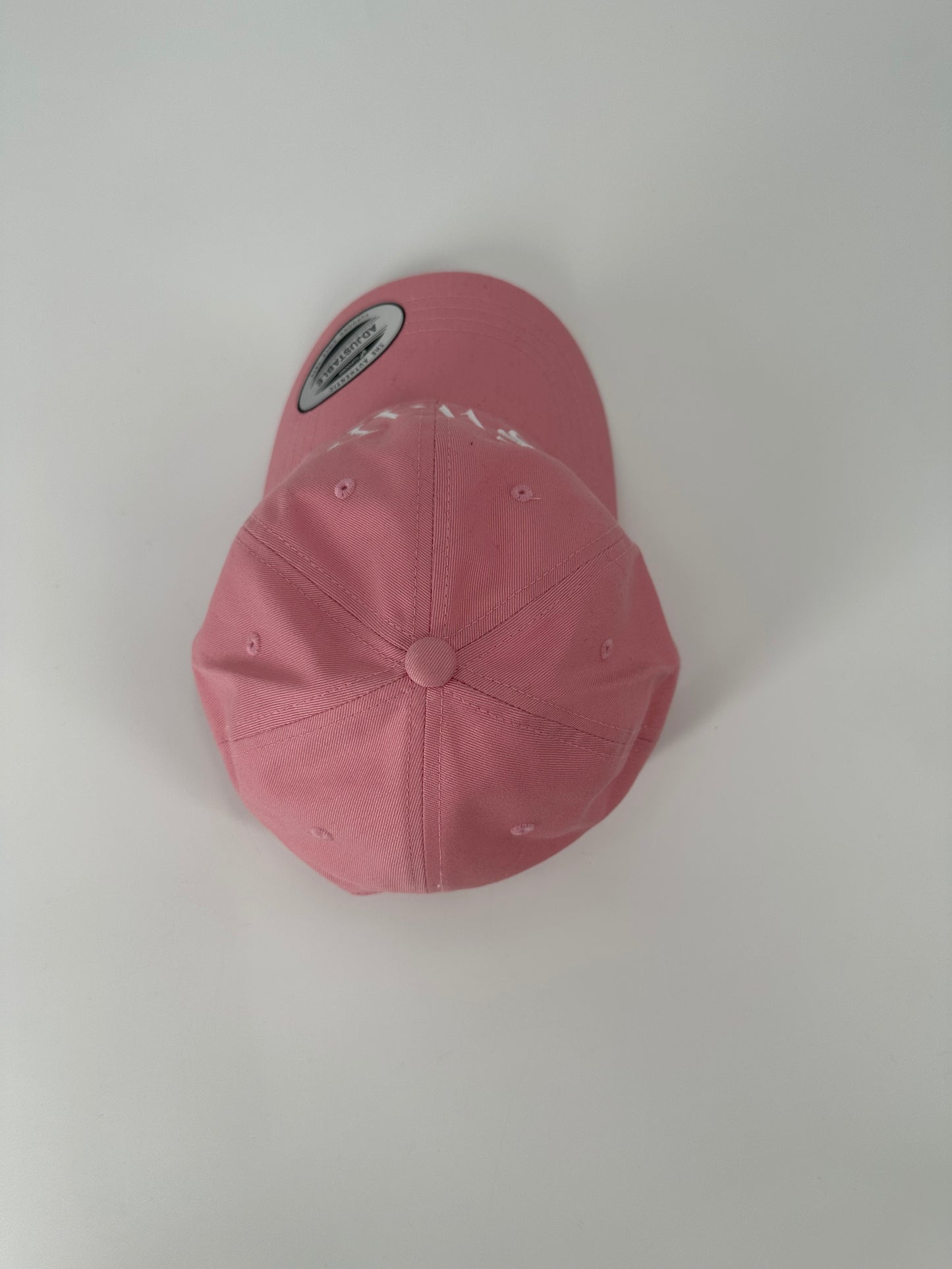 White on Pink Dad Hat