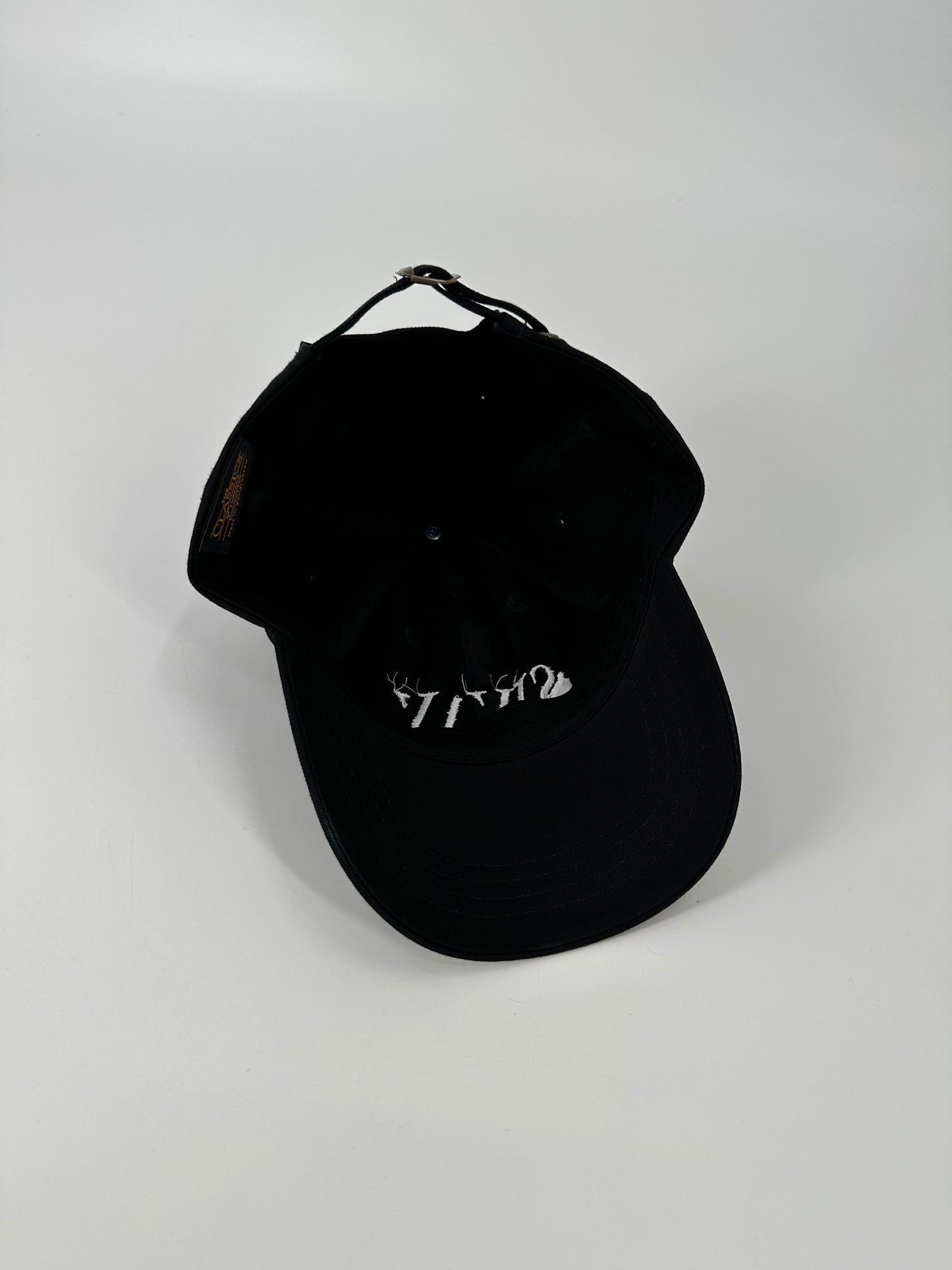 White on Black Dad Hat