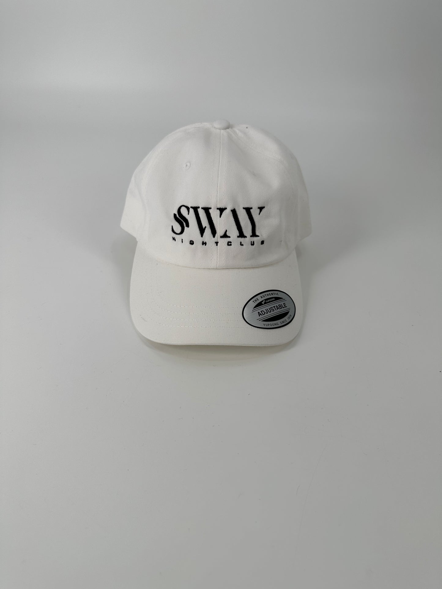 Black on White Dad Hat