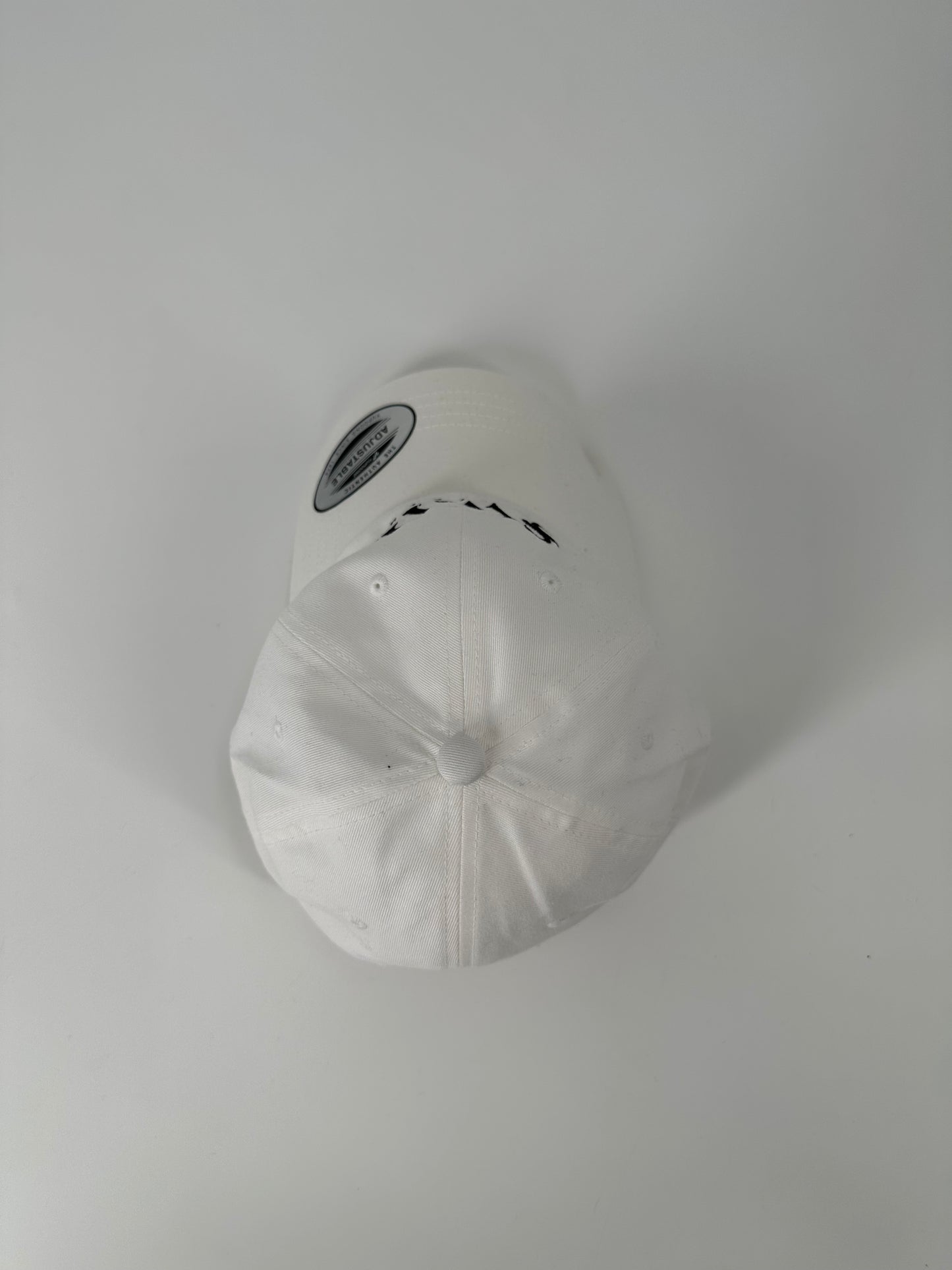 Black on White Dad Hat