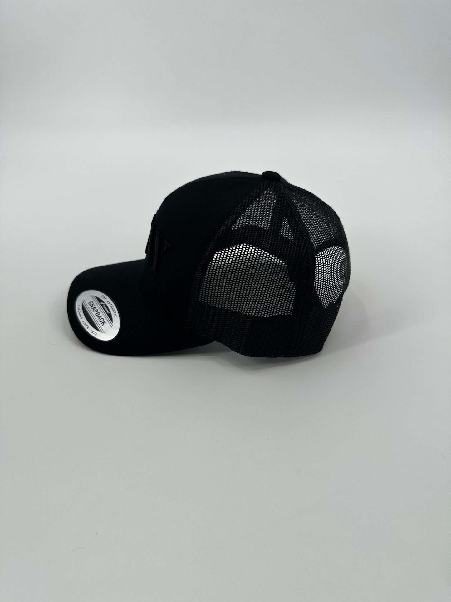 Black on Black Trucker Hat