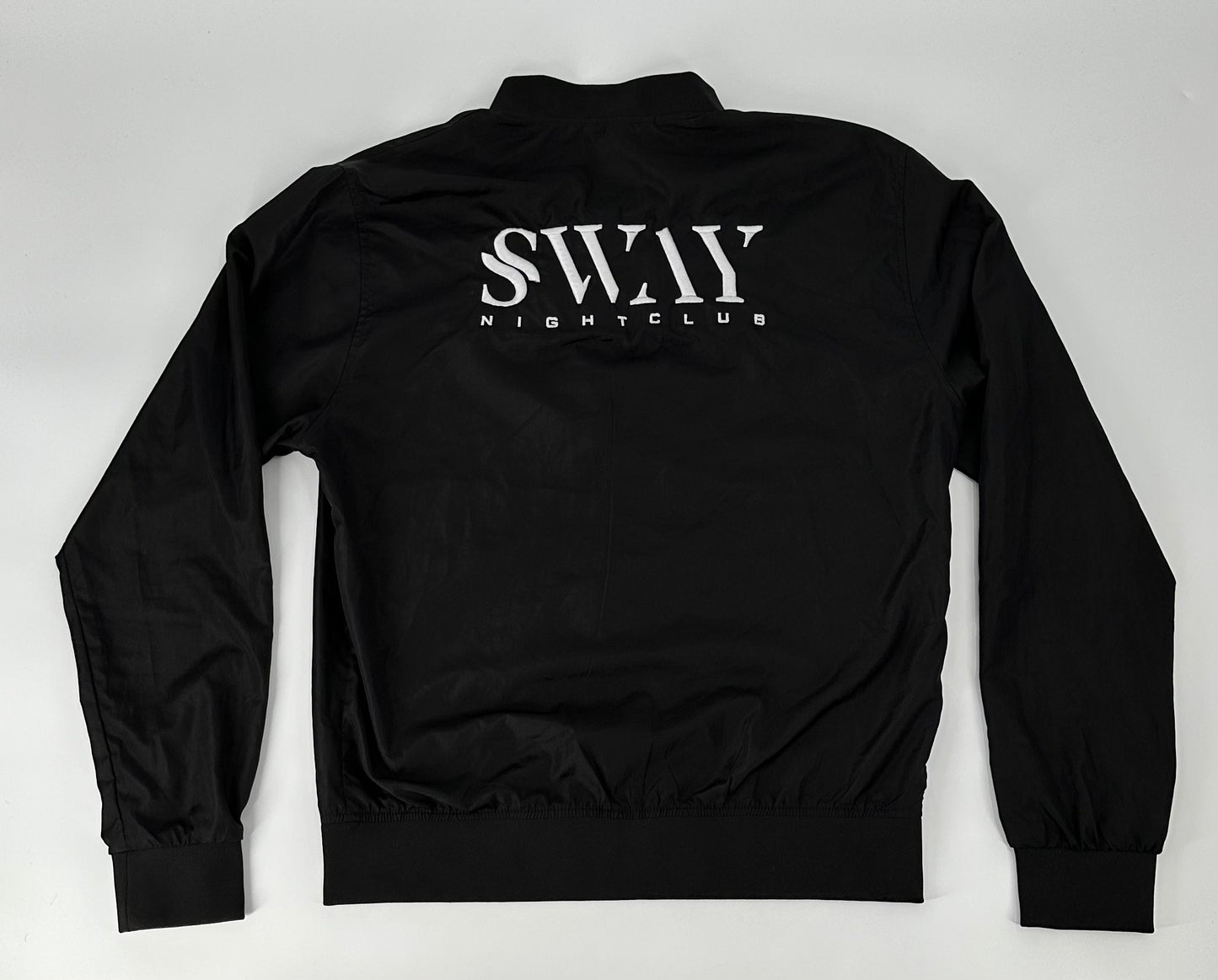 Sway Windbreaker Bomber Jacket Black